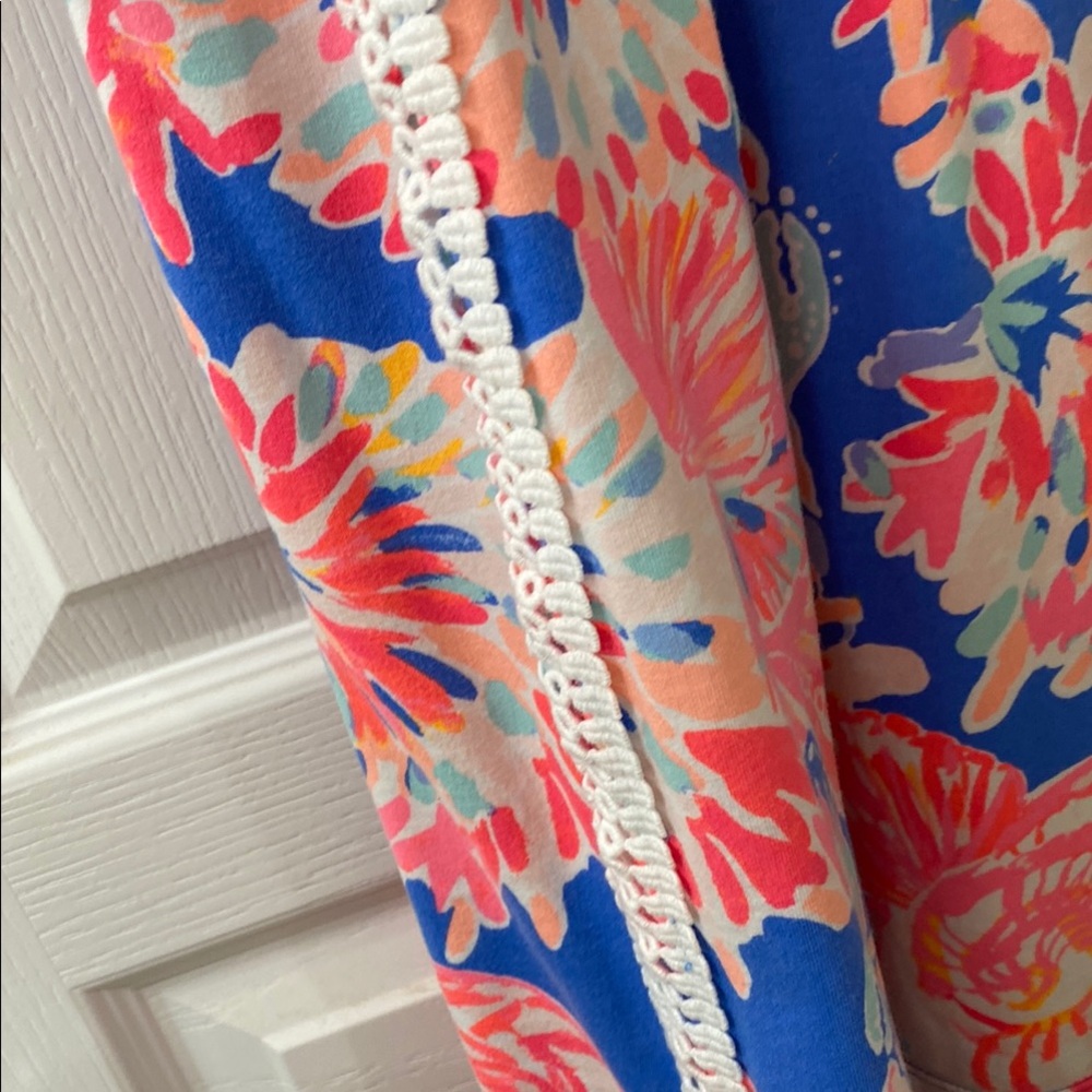 Lilly Pulitzer Pink and Blue Floral Dress - Picture 3 of 4